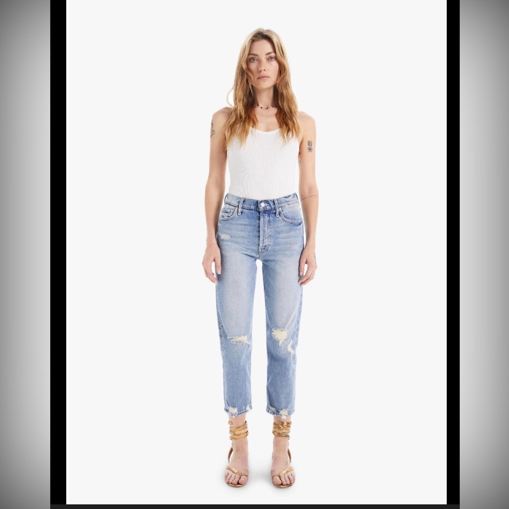 MOTHER Tomcat Jeans in Confession Wash